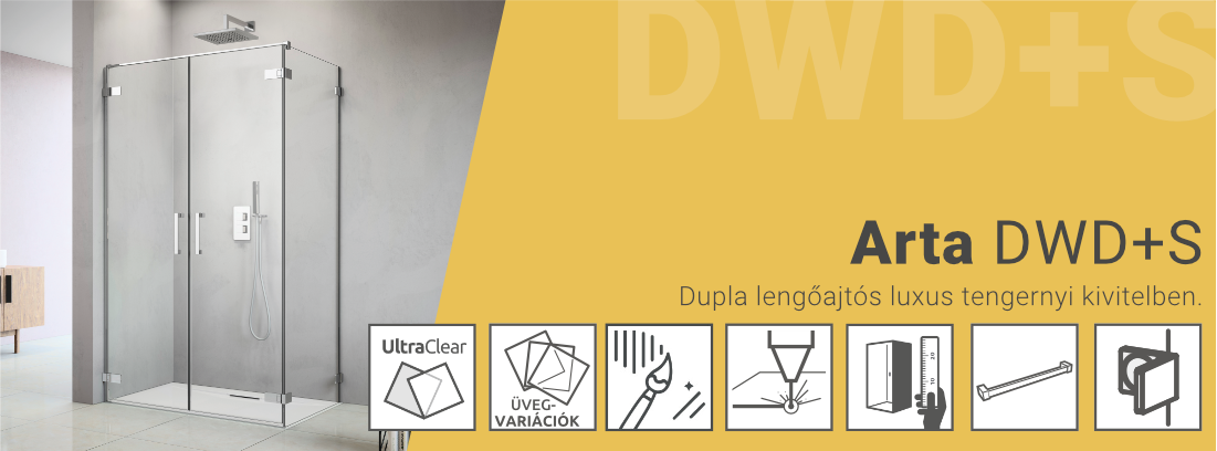 Radaway Arta DWD+S zuhanykabin