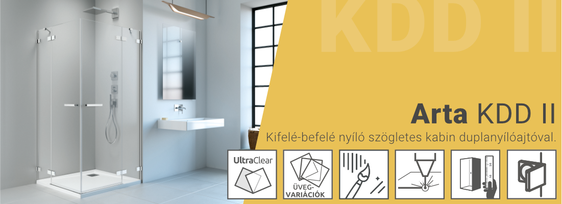 Radaway Arta KDD II zuhanykabin