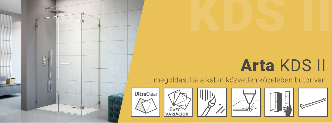 Radaway Arta KDS II zuhanykabin